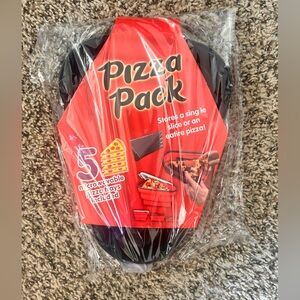 Black Pizza Pack Storage Container